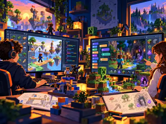 Young creators using technology to design and build digital projects